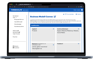 Screenshot: Monatsbudgettool Desktop
